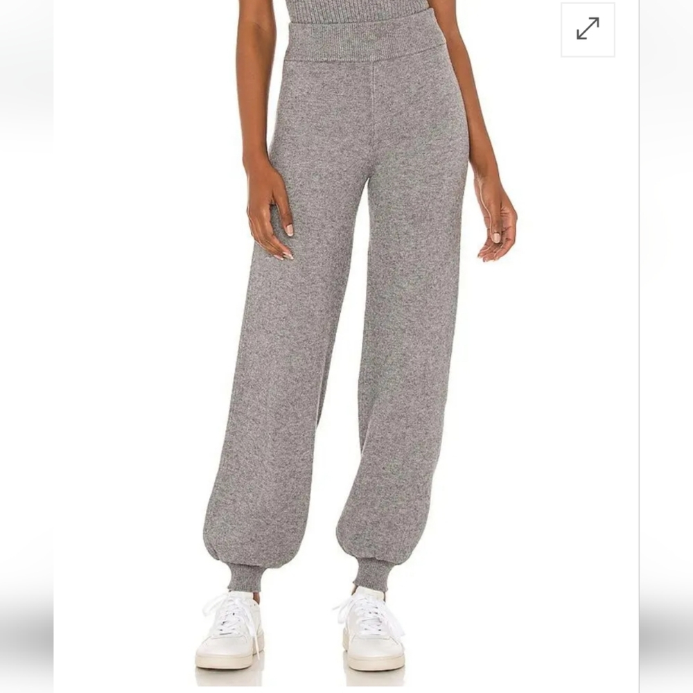 REVOLVE Song of Style Grey Knit Pants XS